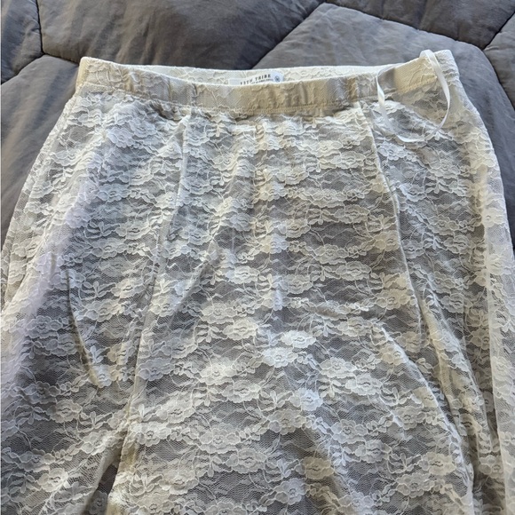 12th tribe odessa Cream Lace Maxi Skirt medium - Picture 8 of 10